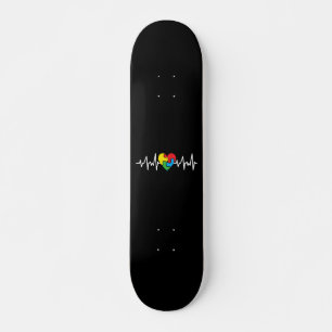 Autisme Heart Beat Autism Awareness Day Persoonlijk Skateboard