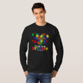 Autisme Heart Puzzle ondersteunt Autisme Awareness T-shirt (Voorkant volledig)
