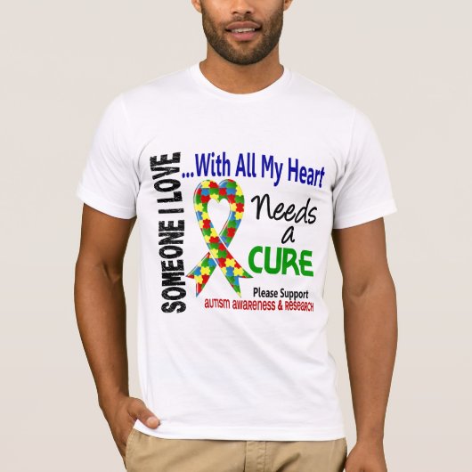Autisme heeft een Cure 3 nodig T-shirt (Voorkant)