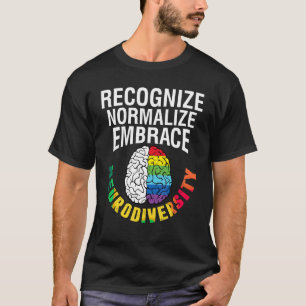 Autisme herkennen Normaliseren Brace Neuro T-shirt