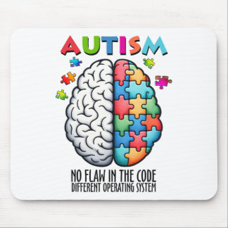 Autisme Hersenpuzzel Geen fout in de code Muismat