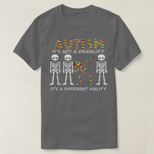 Autisme Het is een andere mogelijkheid, grappig sk T-shirt (Design voorkant)