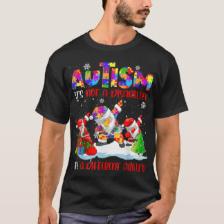 Autisme Het is geen gehandicaptendodende kerstman. T-shirt