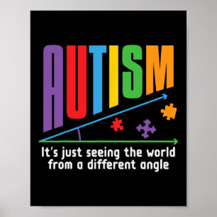 Autisme - het is gewoon de wereld vanuit een ander poster