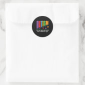 Autisme - het is gewoon de wereld vanuit een ander ronde sticker (Tas)
