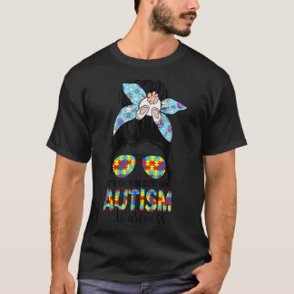 Autisme Het Is Ok Om Verschillend Te Zijn Rommelig T-shirt
