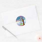 Autisme - Het machtigen van Bericht - het fasciner Ronde Sticker (Envelop)