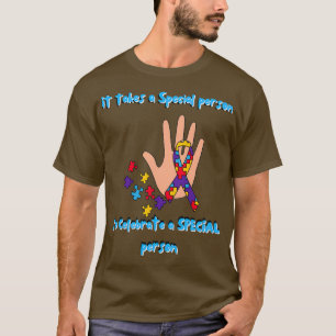 Autisme Het vergt een Speciale Persoon om SP te vi T-shirt