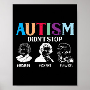 Autisme Hield Bekende Mensen Niet Gegen Autismebew Poster