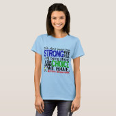 Autisme hoe sterk we zijn t-shirt (Voorkant volledig)