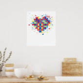 autisme horen poster (Keuken)