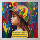 Autisme - Houd of ontwerp je eigen Poster (Voorkant)