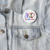 Autisme I Love My Autistic Students Ronde Button 5,7 Cm (In situ)