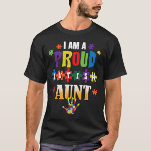 Autisme - Ik ben een trotse autisme-tante Autisme T-shirt