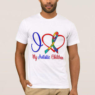 Autisme ik hou van mijn autistische kinderen t-shirt