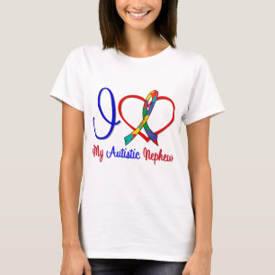Autisme Ik hou van mijn autistische Nephew T-shirt