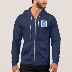 Autisme in april Draag we blauw Hoodie