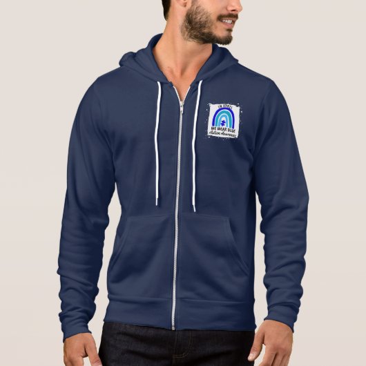 Autisme in april Draag we blauw Hoodie (Voorkant)