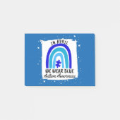 Autisme in april Draag we blauw Post-it® Notes (Voorkant)