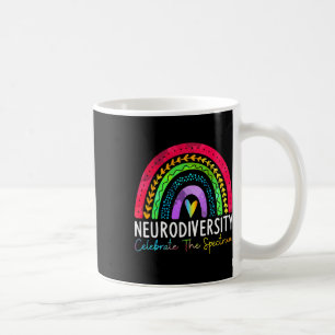 Autisme in de neurodiversiteit Asd adhd Rainbow Bo Koffiemok