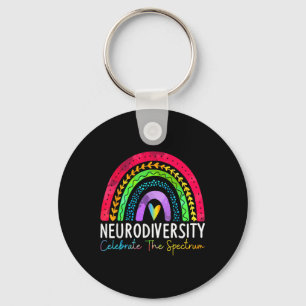 Autisme in de neurodiversiteit Asd adhd Rainbow Bo Sleutelhanger