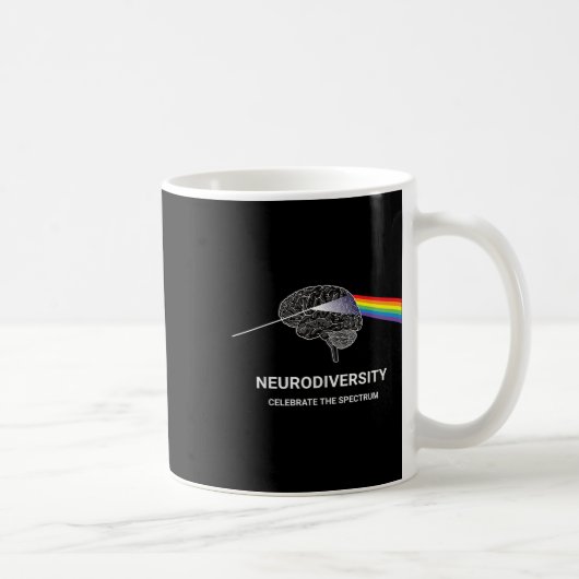 Autisme in de neurodiversiteit koffiemok (Rechts)