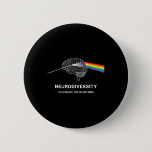 Autisme in de neurodiversiteit ronde button 5,7 cm