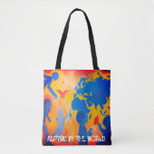 Autisme in de wereld Canvas tas (Voorkant)