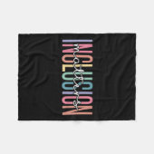 Autisme in het bijzonder leraar Inclusi Fleece Deken (Voorkant (Horizontaal))