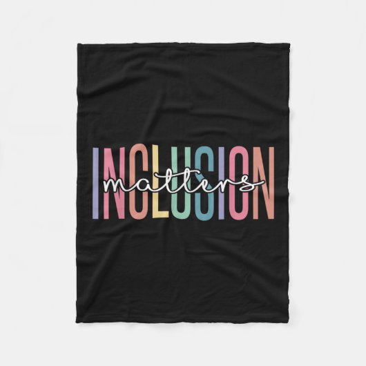 Autisme in het bijzonder leraar Inclusi Fleece Deken (Voorkant)