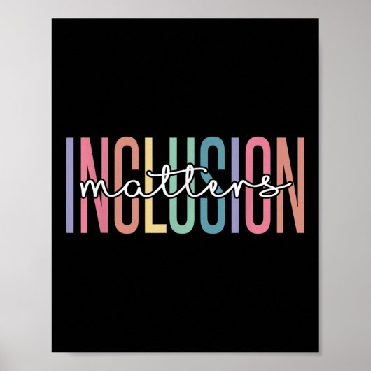 Autisme in het bijzonder leraar Inclusi Poster (Voorkant)