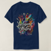 Autisme in het bijzonder leraar Inclusi T-shirt (Design voorkant)