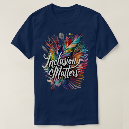 Autisme in het bijzonder leraar Inclusi T-shirt (Design voorkant)
