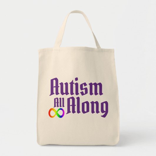 Autisme in het hele leven tote bag (Voorkant)