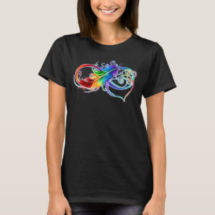 Autisme Infinity Feather Hearts T-shirt
