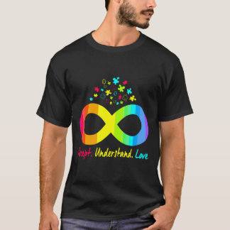 Autisme Infinity Puzzle Symbol Autisme accepteren  T-shirt