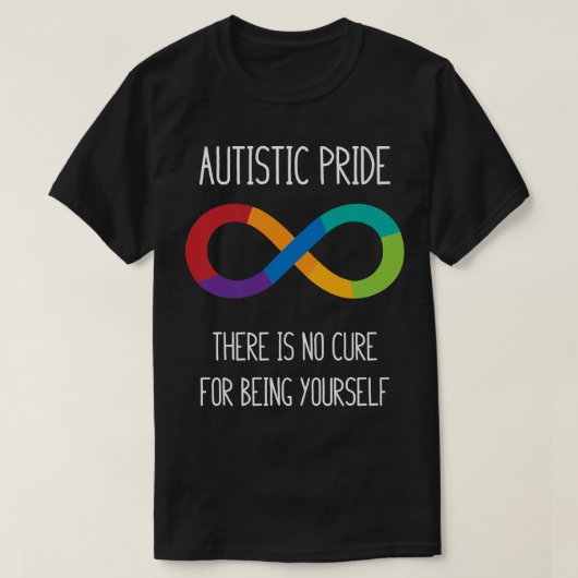 Autisme Infinity Symbol Neurodiversity T T-shirt (Design voorkant)