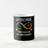 Autisme Infinity Symbol Pride Heart Awareness Koffiemok (Center)