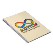 Autisme Infinity Symbool Accepteren, Begrijpen, Li Notitieboek (Rechterzijde)