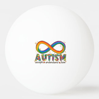 Autisme Infinity Symbool Accepteren, Begrijpen, Li Pingpongbal