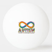 Autisme Infinity Symbool Accepteren, Begrijpen, Li Pingpongbal (Achterkant)