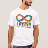 Autisme Infinity Symbool Accepteren, Begrijpen, Li T-shirt (Voorkant)