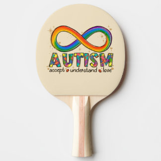Autisme Infinity Symbool Accepteren, Begrijpen, Li Tafeltennisbatje