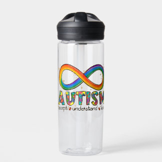 Autisme Infinity Symbool Accepteren, Begrijpen, Li Waterfles