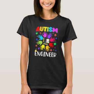 Autisme Ingenieur Puzzel Autisme Bewustzijn Autist T-shirt