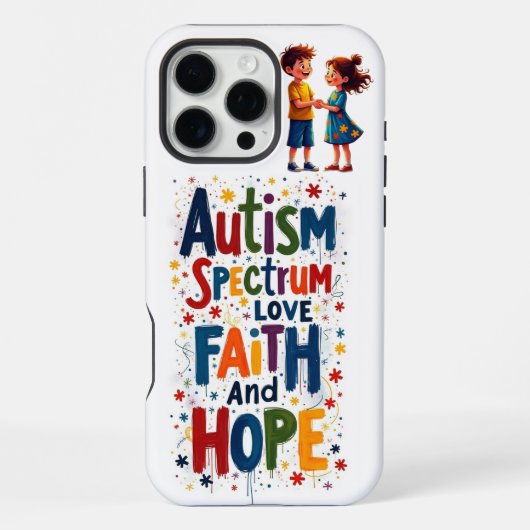 Autisme iPhone Hoesje (Achterkant)