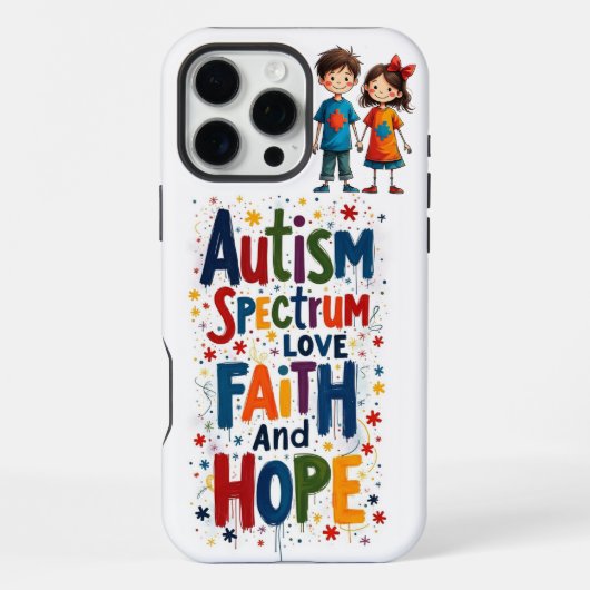 Autisme iPhone Hoesje (Achterkant)
