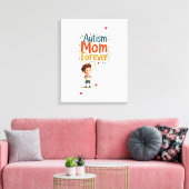 Autisme is belangrijk  canvas afdruk (Insitu (Woonkamer))