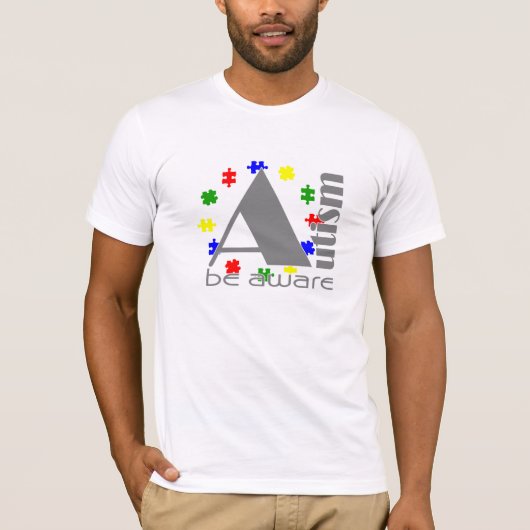 Autisme is bewust t-shirt (Voorkant)