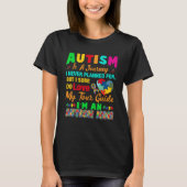 Autisme is een reis die ik ben een autisme moeder t-shirt (Voorkant)